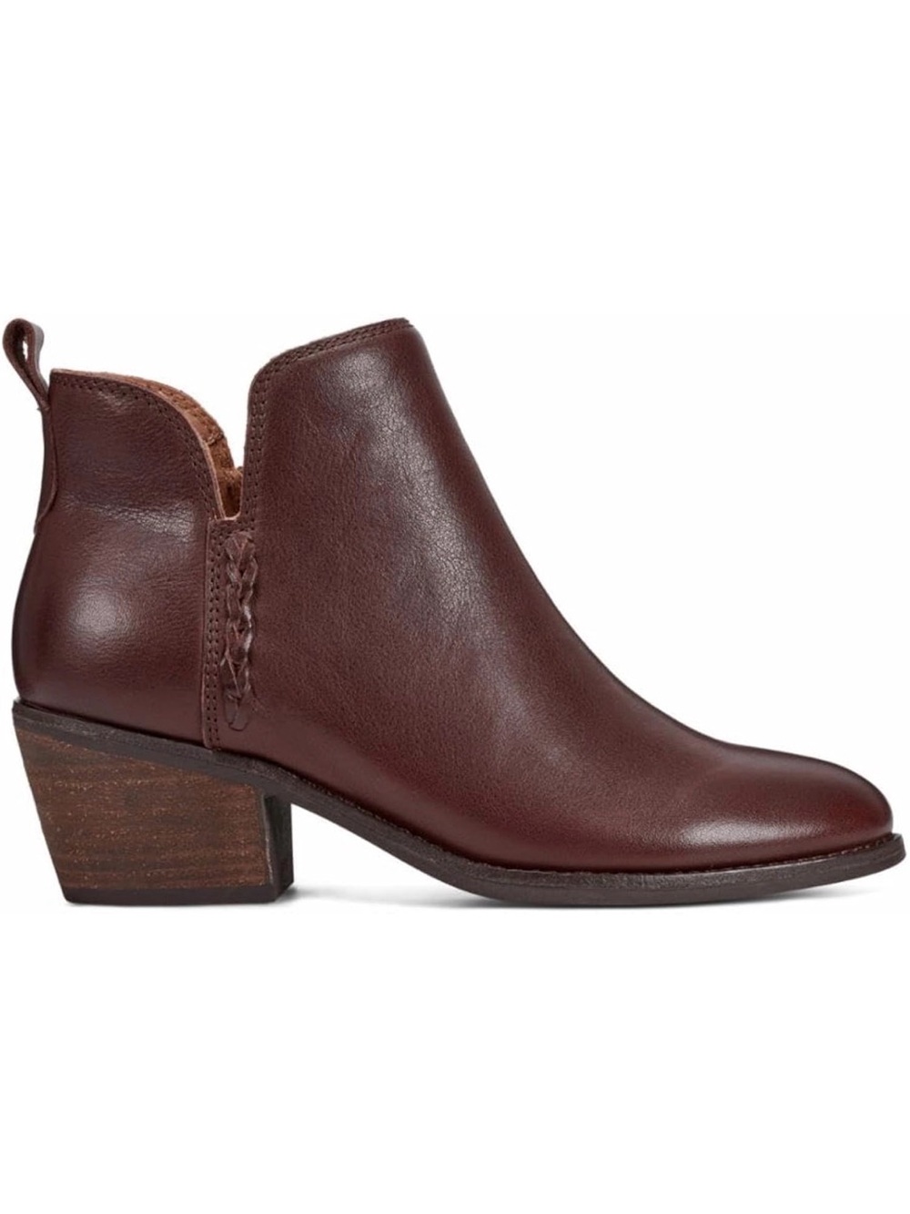 ♥️♥️ Earth Women's Marisole Block Heel Booties - Medium Brown 12 M - Picture 3 of 6